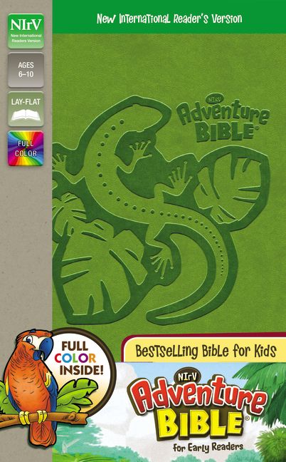 NIRV Adventure Bible for Early Readers, Jungle Green (Black Letter Edition)