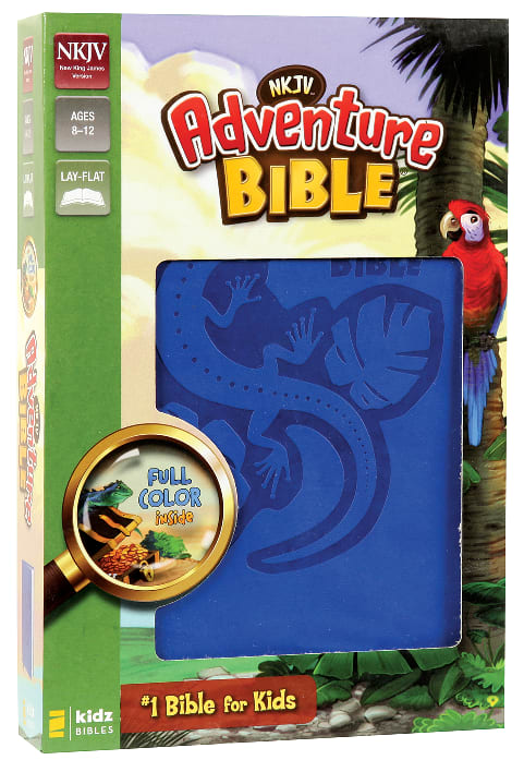 NKJV Adventure Bible Blue, black letter edition