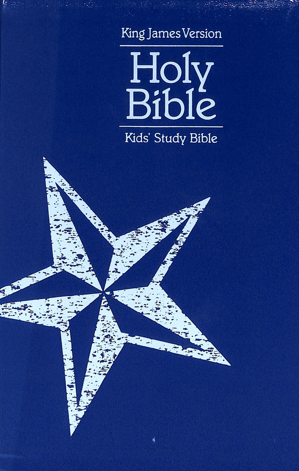 KJV Kids' Study Bible with Blue Star design, Black Letter Edition