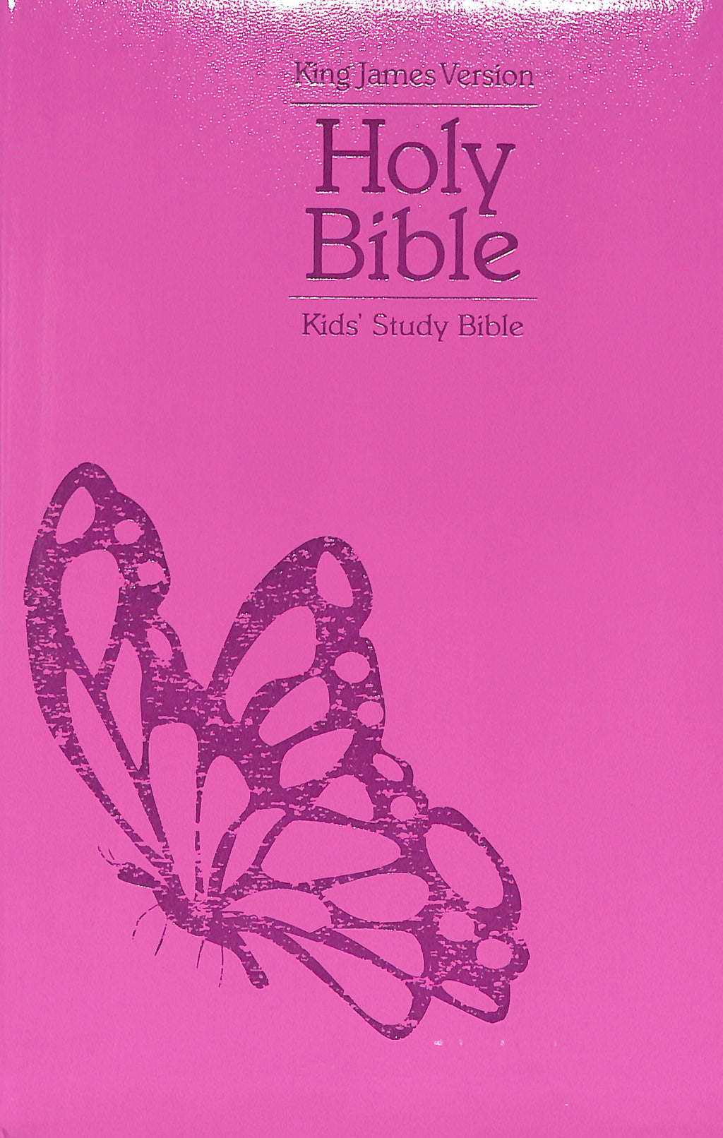 KJV Kids' Study Bible Fuchsia Butterfly (Black Letter Edition)