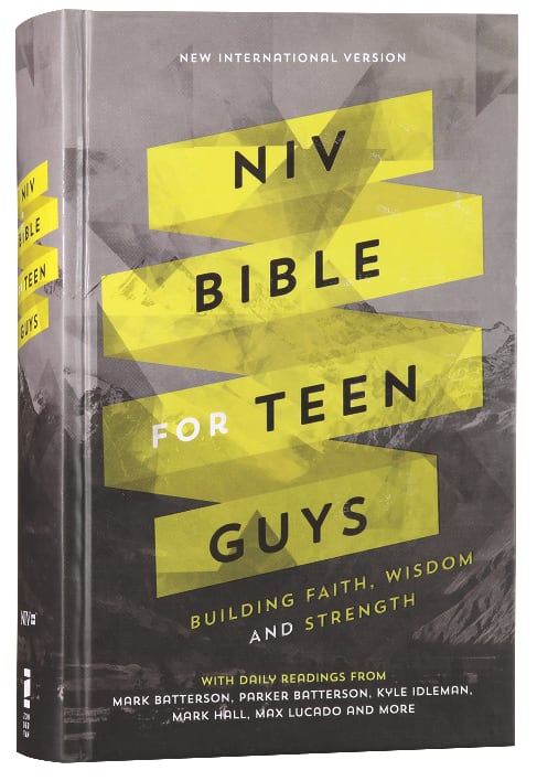 Teen Guys' NIV Bible with Black Letter Edition