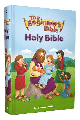A large print edition of the KJV Beginner's Bible with red letter text for clear reading.