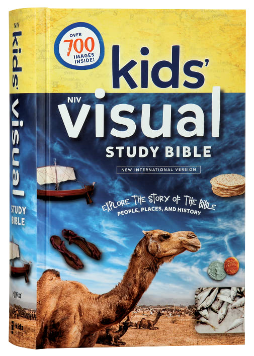NIV Kids' Visual Study Bible for children with full color interior pages.