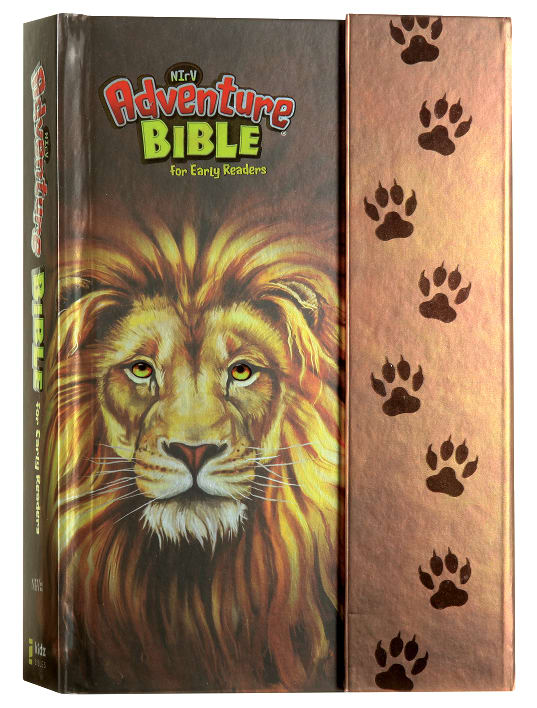 NIRV Adventure Bible for Early Readers with Lion Magnetic Closure (Black Letter) Bible Cover