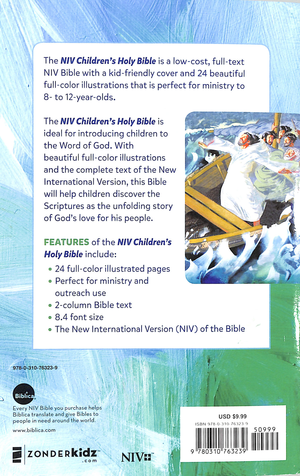 Black Letter Edition of NIV Children's Holy Bible