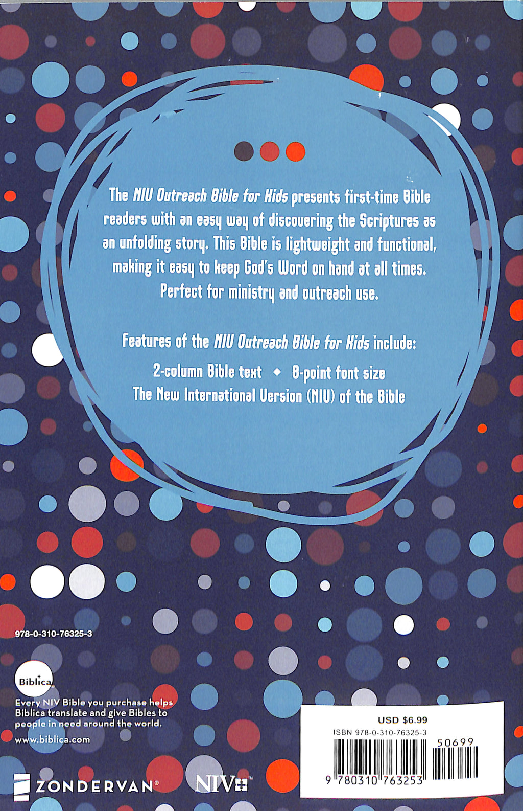 NIV Outreach Bible for Kids Bible with Black Letter Edition