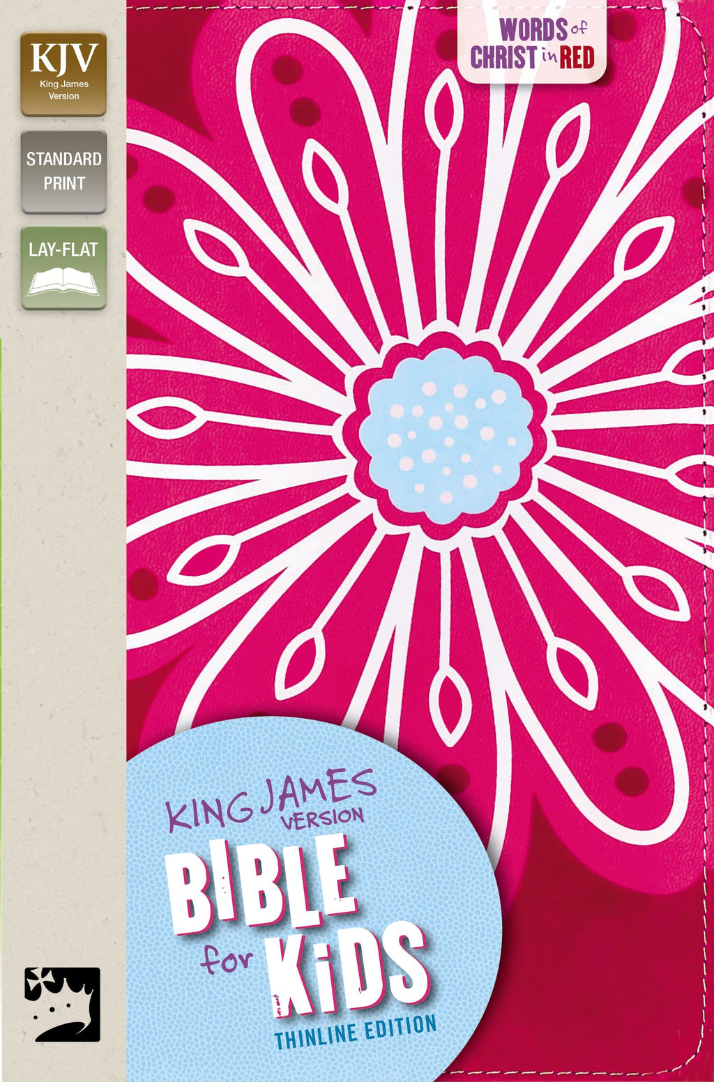 KJV Bible For Kids Pink Thinline Edition (Red Letter Edition)