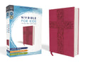 NIV Adventure Bible for Kids Large Print Pink Red Letter Edition