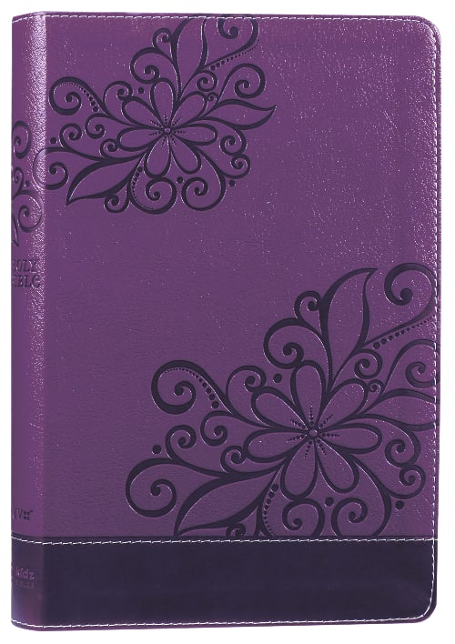 NIV Kids Bible in purple with red letter edition for children
