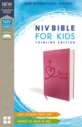 The NIV Adventure Bible for Kids, a Bible designed for young readers with engaging content and illustrations.