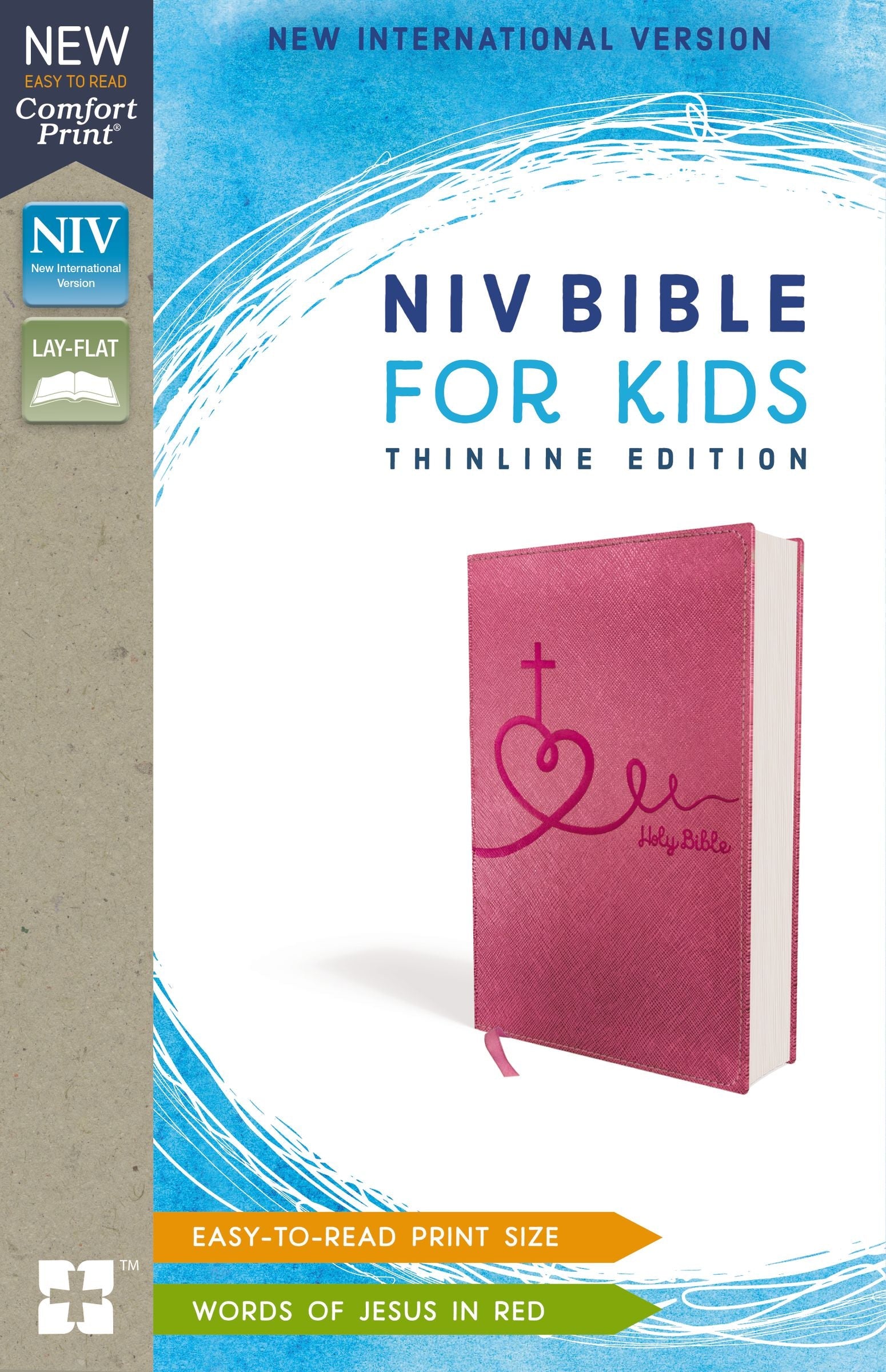 The NIV Adventure Bible for Kids, a Bible designed for young readers with engaging content and illustrations.