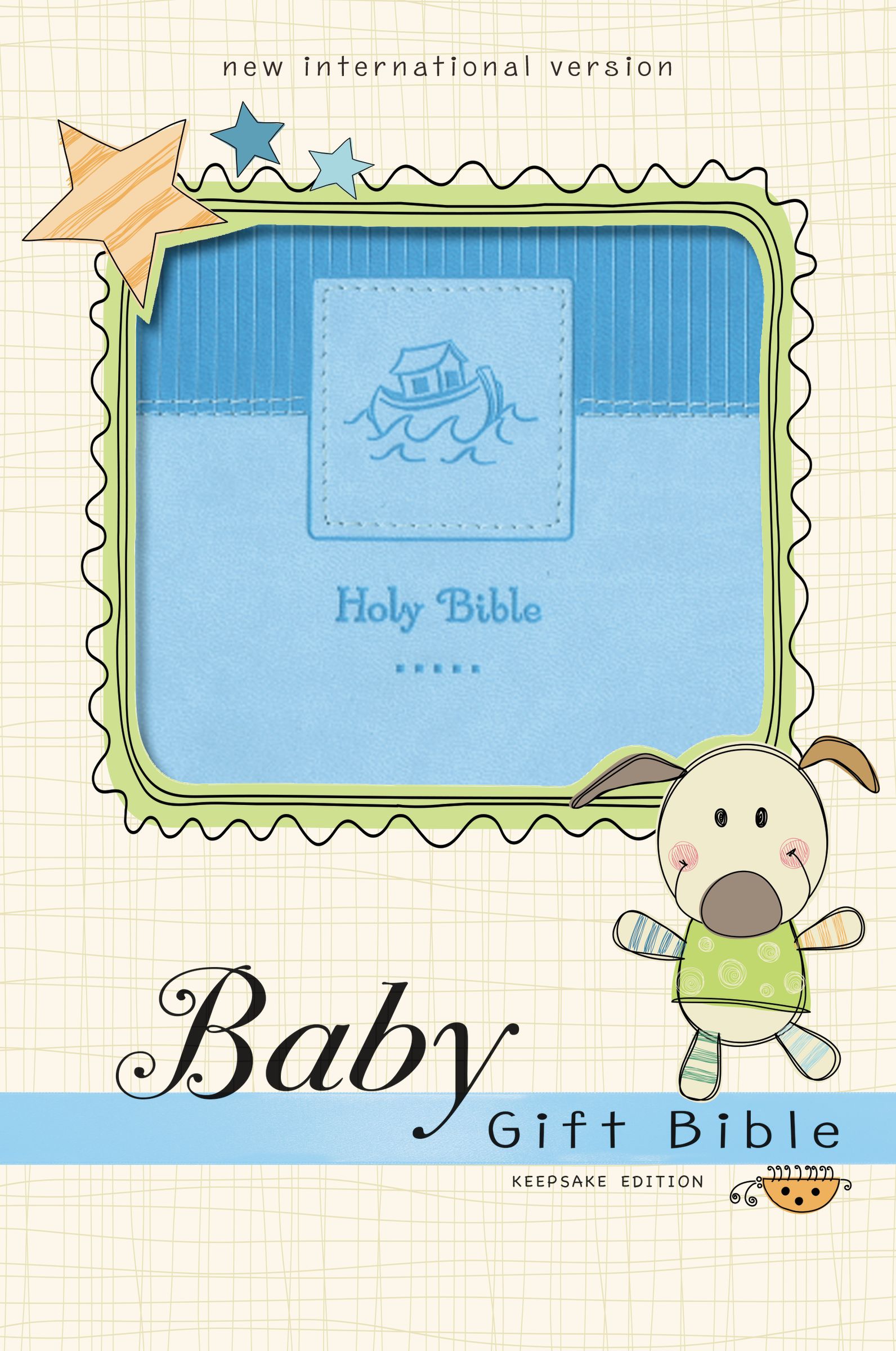 NIV Baby Gift Bible Blue (Red Letter Edition) for newborn babies and toddlers, perfect gift for parents and guardians
