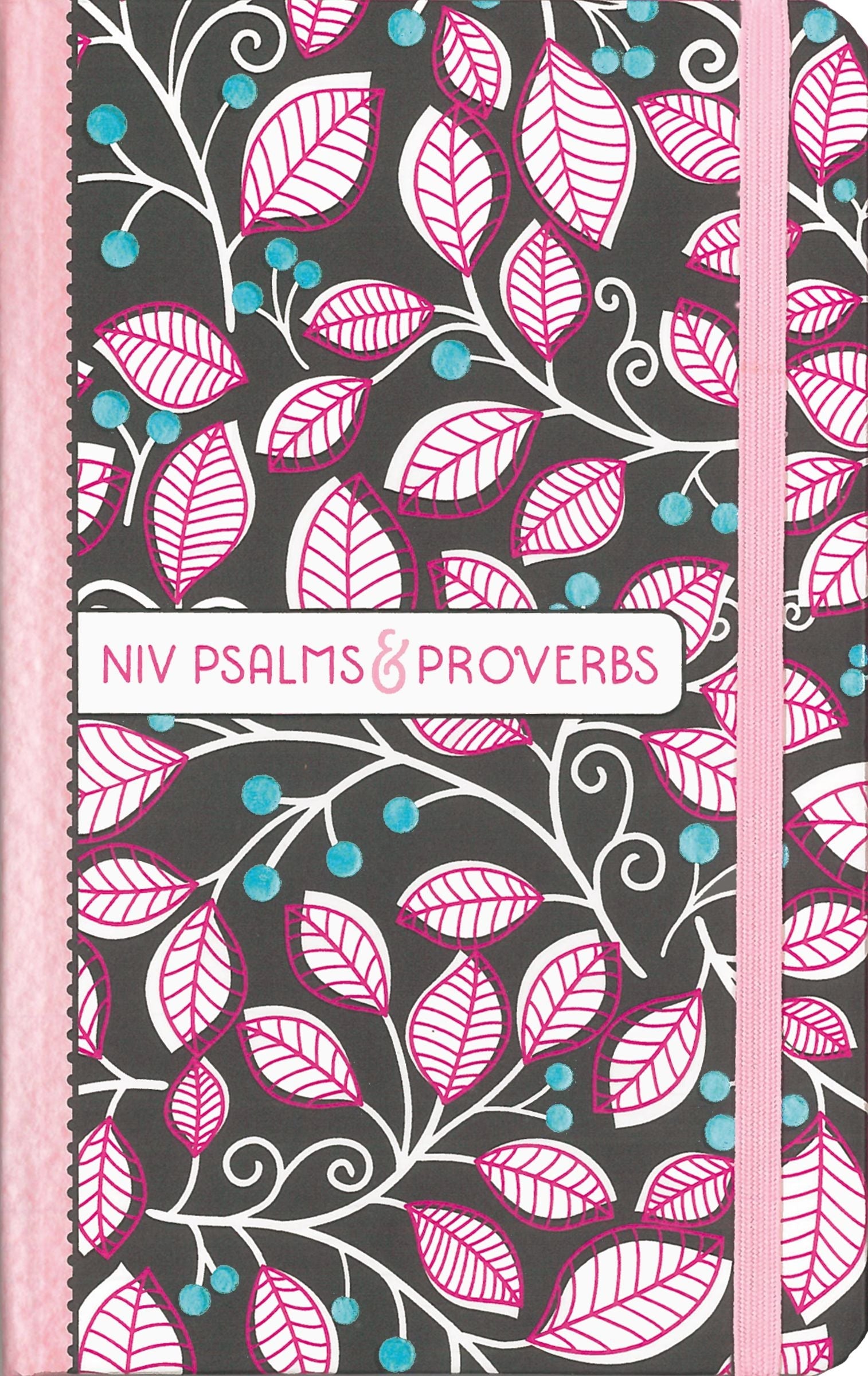 NIV Psalms and Proverbs Pink Black Letter Edition Bible Study Guide
