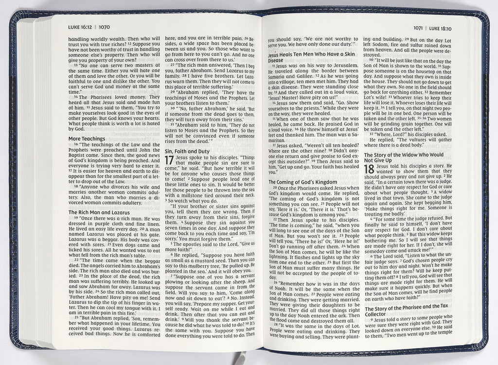 NIRV Kids Bible Large Print Blue Edition, designed for young readers