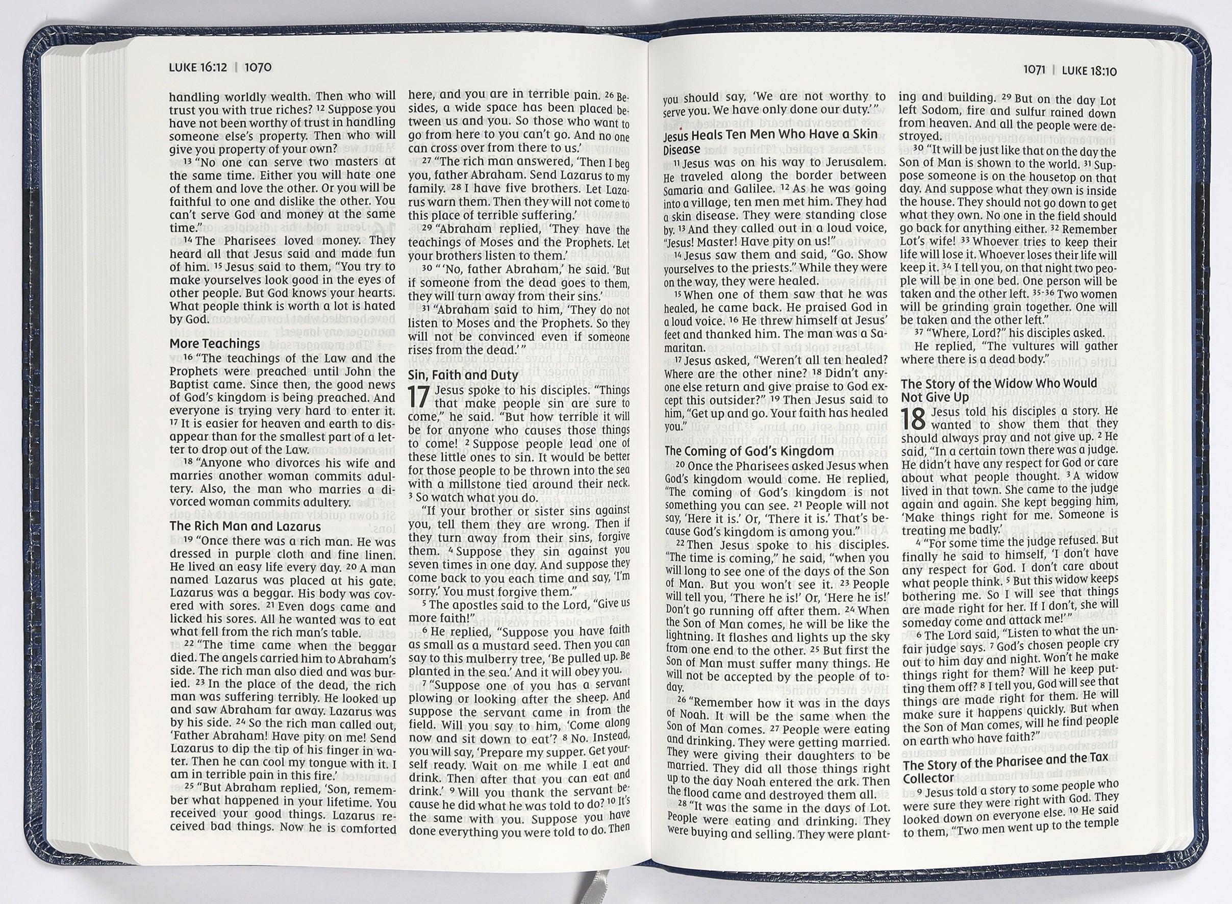 NIRV Kids Bible Large Print Blue Edition, designed for young readers