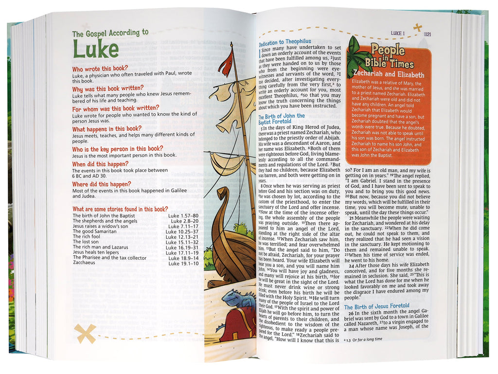 NRSV Adventure Bible, a Bible study tool for Kids and Teens, perfect for learning and growth.