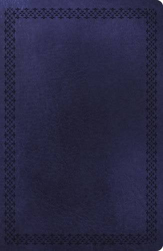 NKJV Super Giant Print Reference Bible with Leathersoft cover and navy color