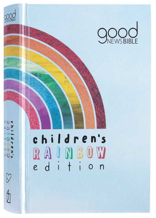 Colorful edition of GNB Good News Bible for kids, a Christian children's Bible with vibrant illustrations.