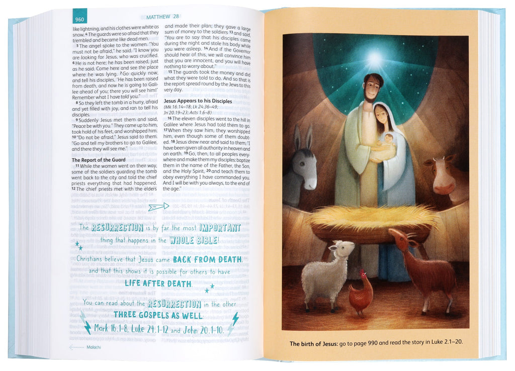 GNB Good News Bible for kids, a colorful and engaging children's Bible with beautiful illustrations and Bible stories.