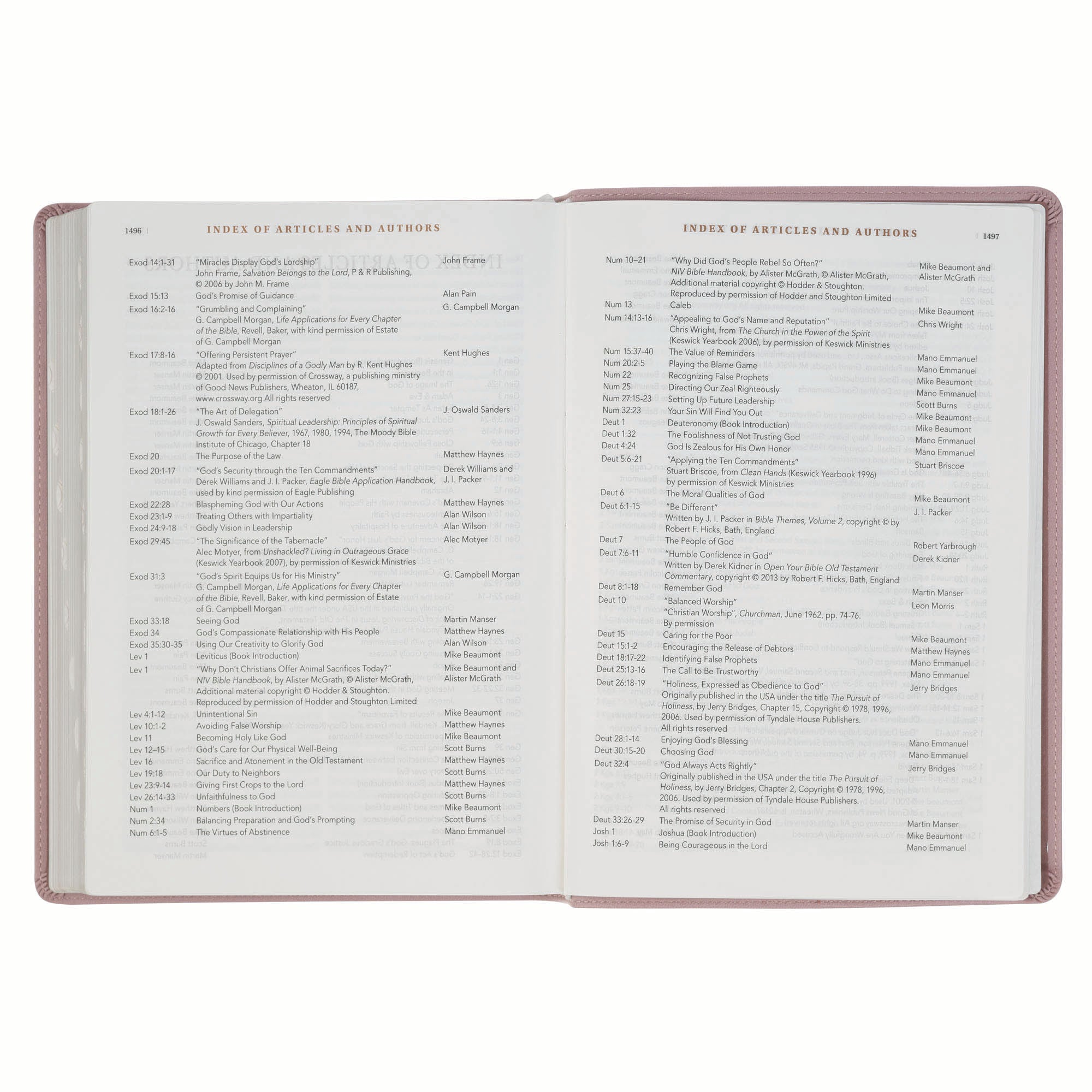 NLT New Living Translation Bible, Spiritual Growth Edition in Dusty Mauve