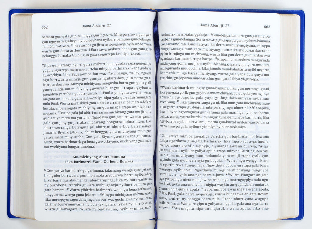 Burarra New Testament Nyanyapa Arrku Gun-Nika