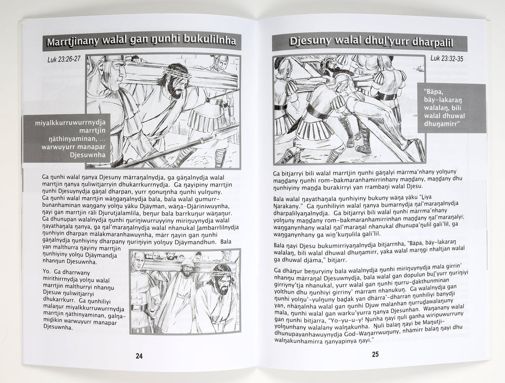 Jesus Died & Rose Again: Easter Activity Book a4 size (Djambarrpuyngu)