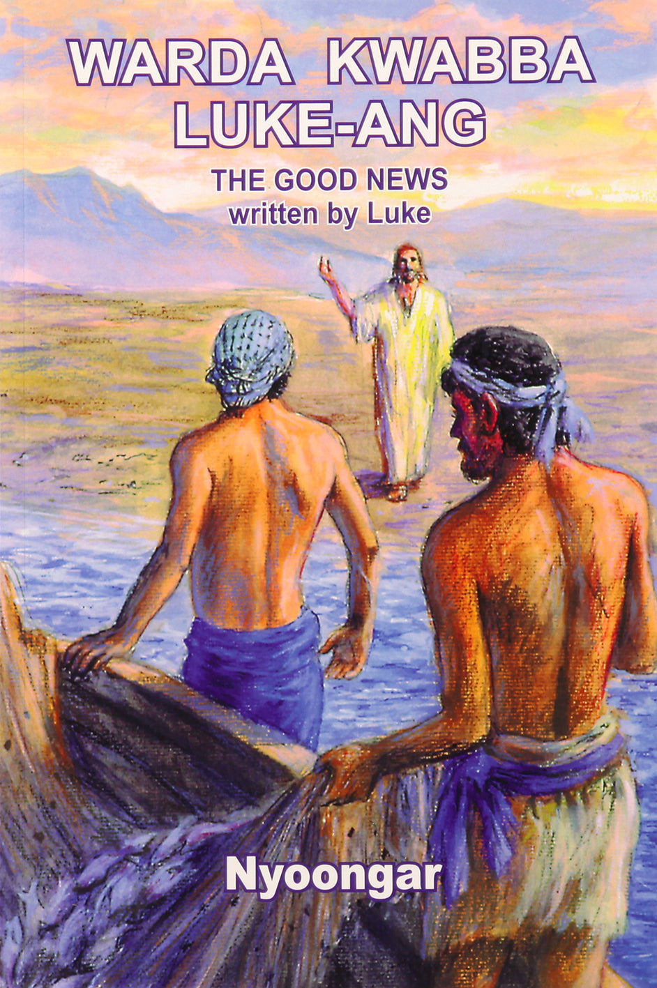 Multiple language Nyoongar English Gospel of Luke book cover