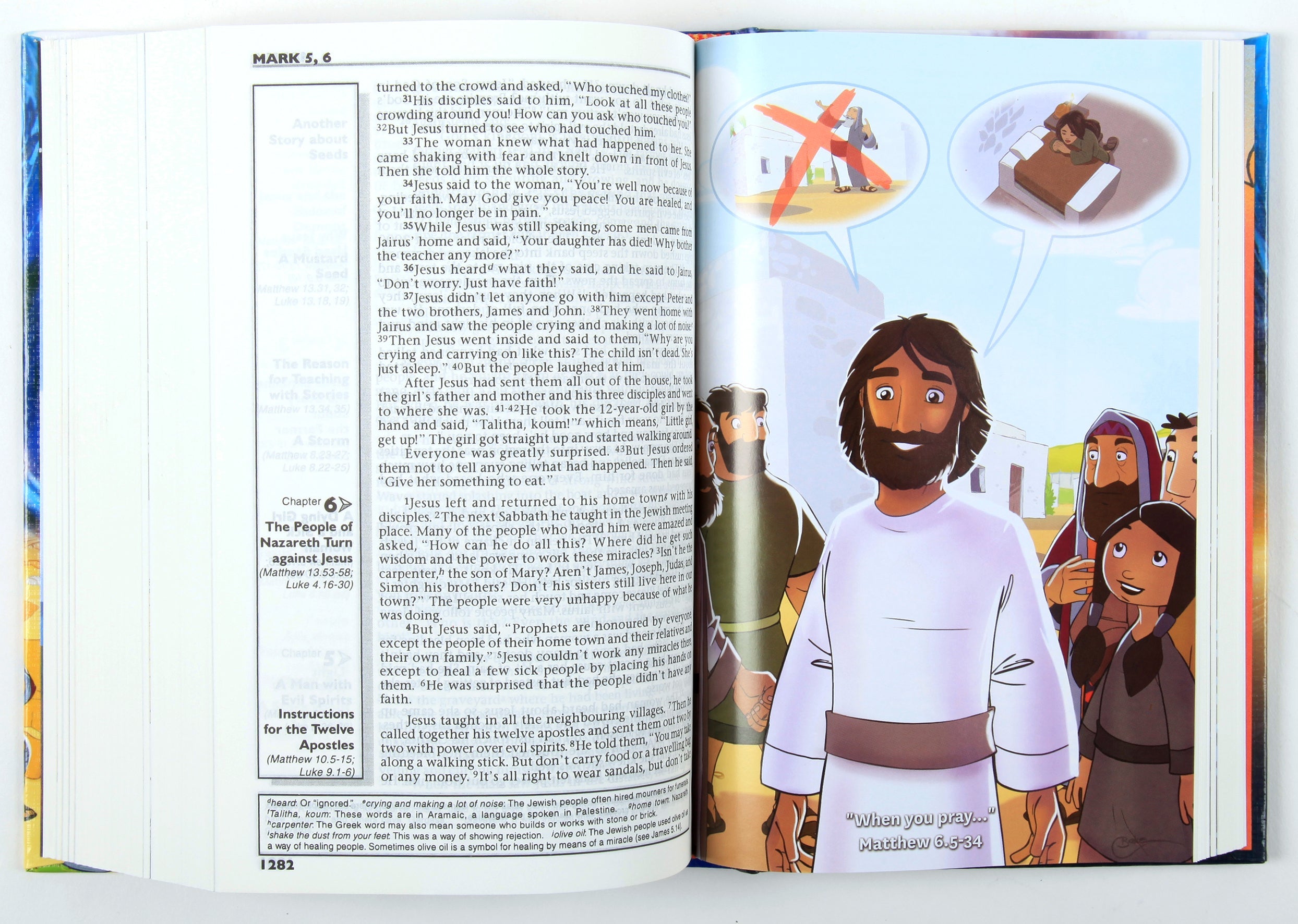 Illustrations and cover of CEV the Big Rescue Bible, a children's Bible for kids.