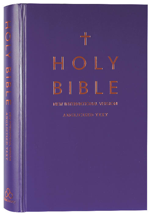 NIV Anglicised Black Letter Edition Ultraviolet Slimline Bible
