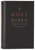 NIV Slimline Bible in Black Anglicised Black Letter edition