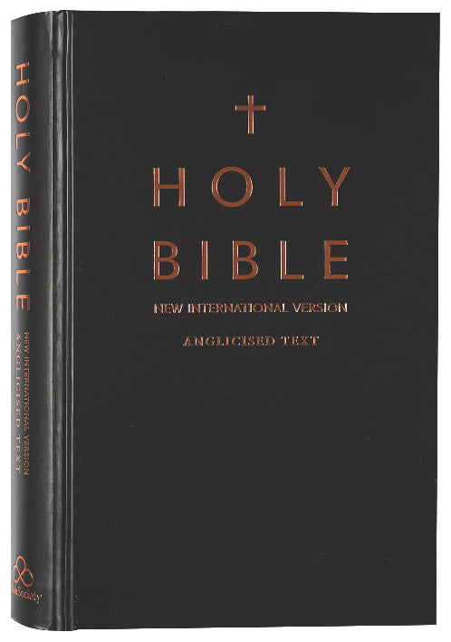 NIV Slimline Bible in Black Anglicised Black Letter edition