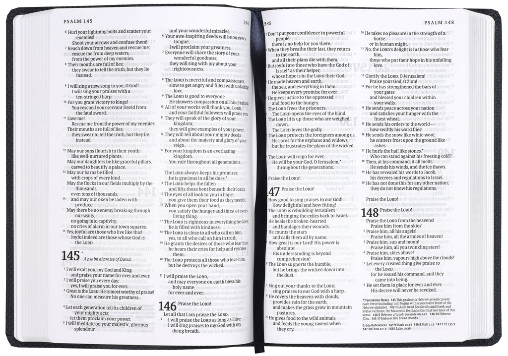 NLT New Beginnings Bible (Anglicised) Navy