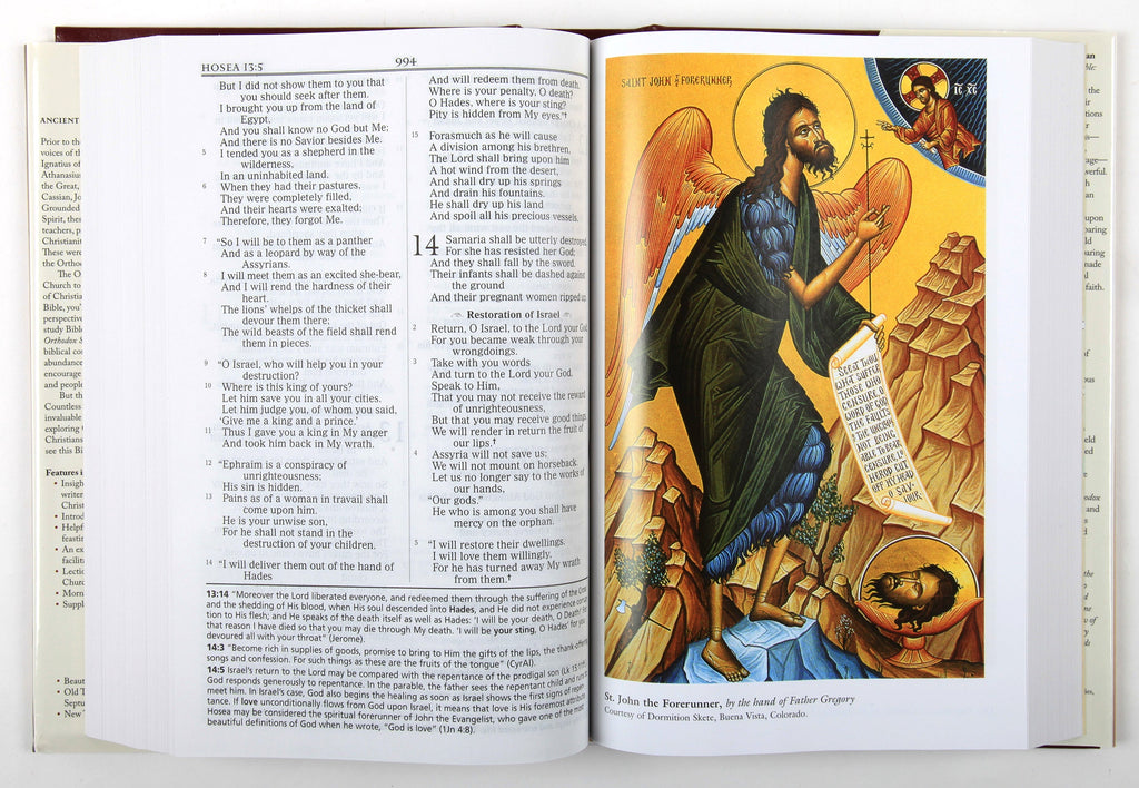NKJV Orthodox Study Bible (Black Letter Edition)