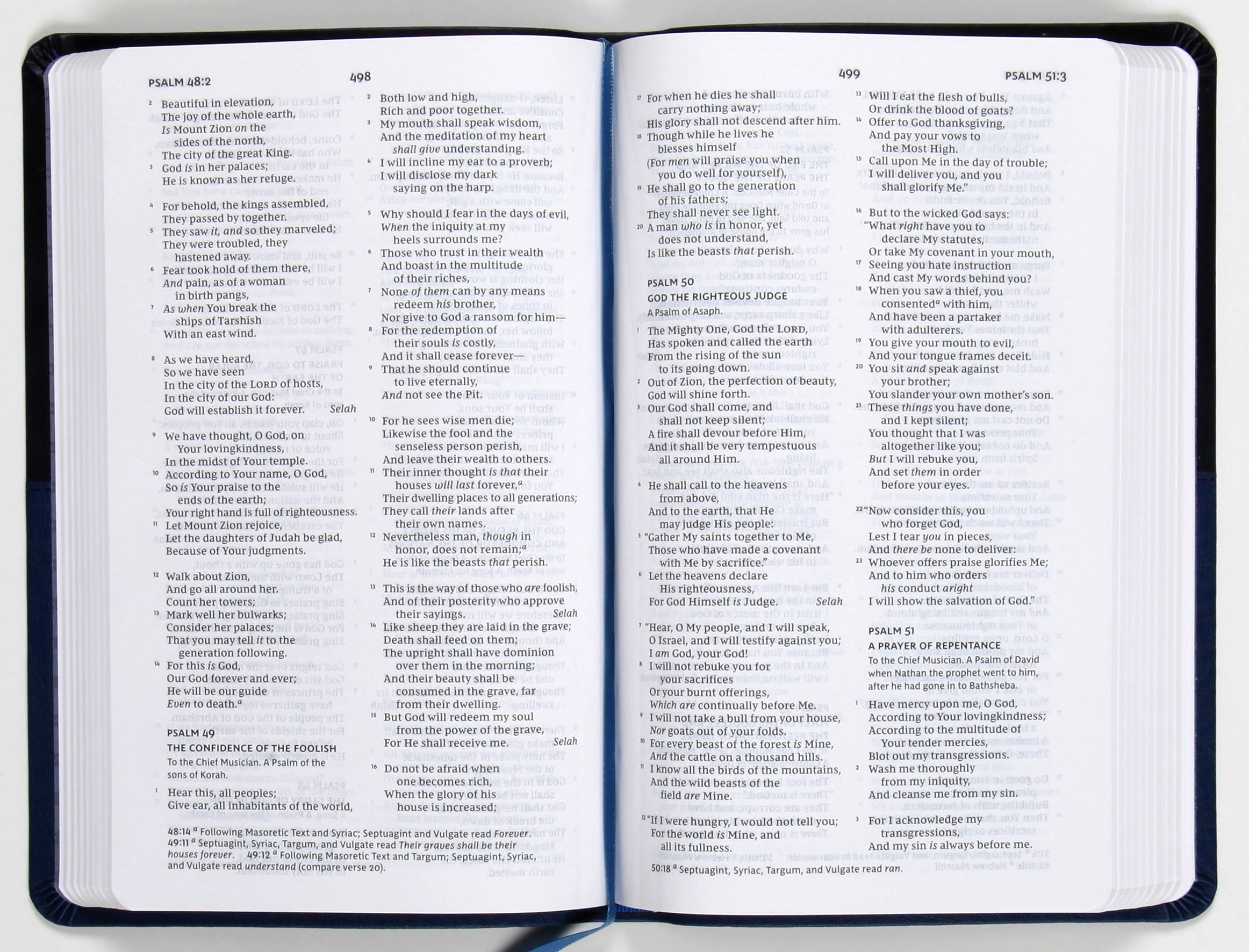 NKJV Value Thinline Bible Blue (Red Letter Edition)