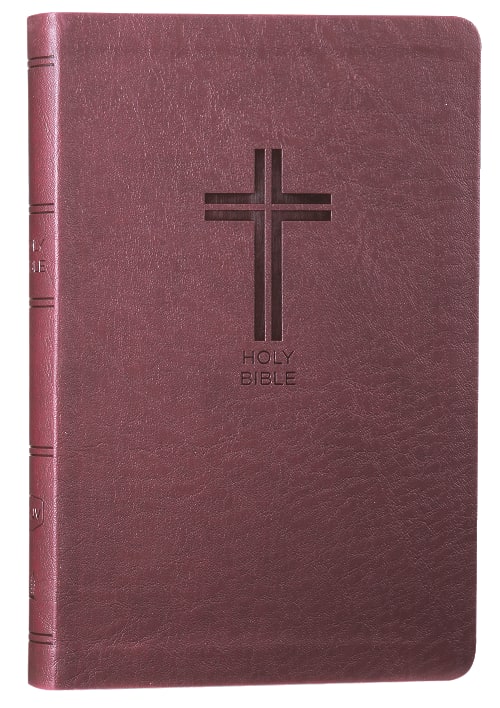 NKJV Value Thinline Bible - Red Letter Edition, Burgundy cover
