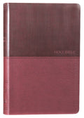 NKJV Value Thinline Bible Large Print Burgundy (Red Letter Edition)