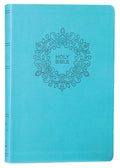NKJV Value Thinline Bible Large Print Turquoise (Red Letter Edition)