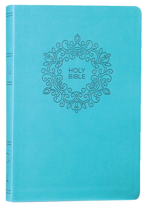NKJV Value Thinline Bible Large Print Turquoise (Red Letter Edition)
