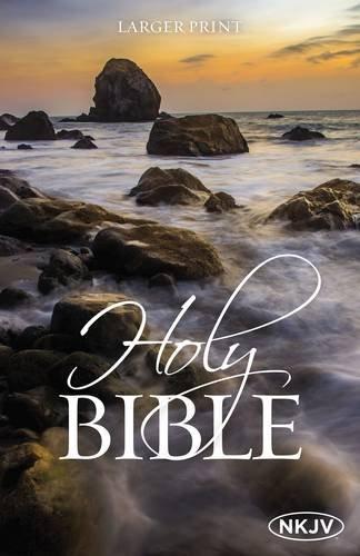 NKJV Large Print Holy Bible, a professionally printed Bible with larger text for easier reading.