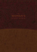 NKJV the Woman's Study Bible Indexed Brown/Burgundy Full-Color Fully Revised