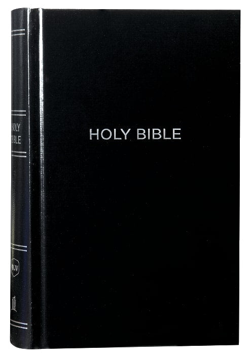  NKJV pew Bible with large print and red letter edition in black