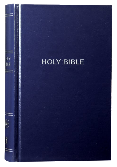 NKJV Pew Bible Large Print Blue (Red Letter Edition, large print, blue leather-bound Bible)