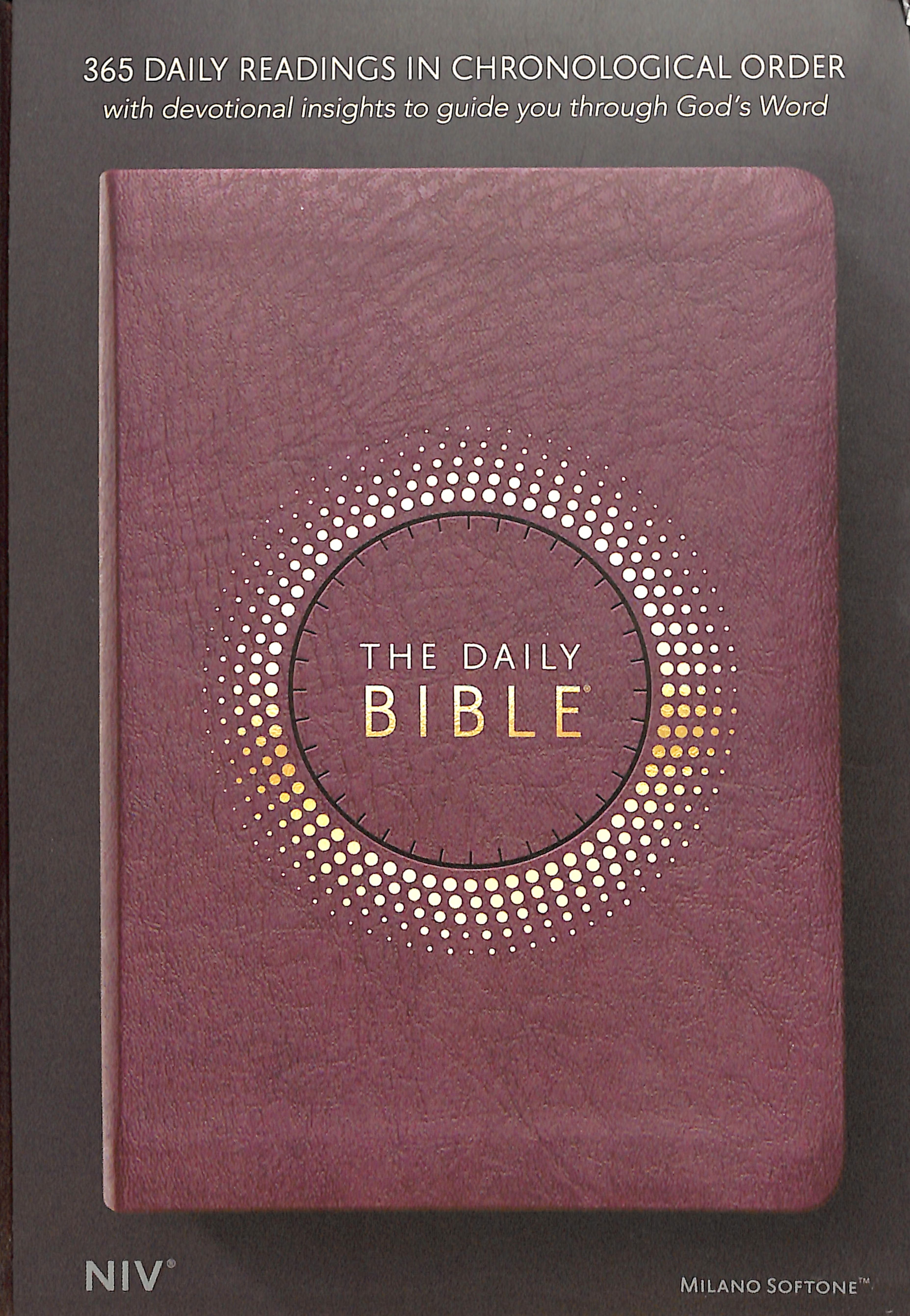 NIV Daily Devotional Journaling Bible front cover image.