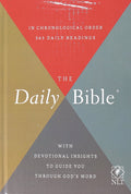 Daily devotional journal featuring the New Living Translation Bible.