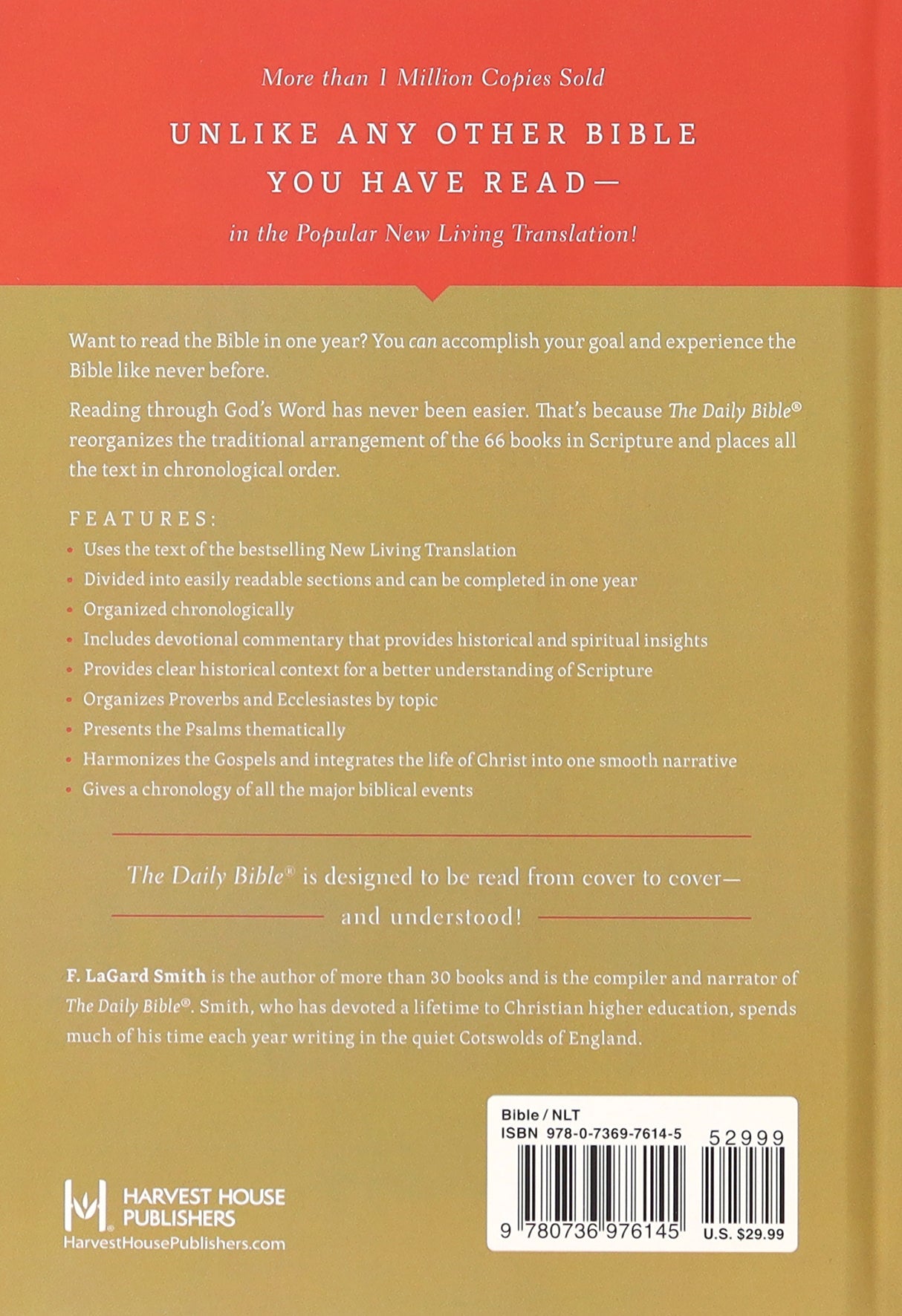 New Living Translation Bible daily devotional journal for spiritual growth.
