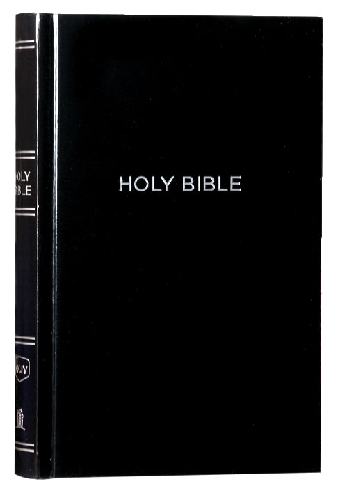 High-quality NKJV Bible with Black cover and Red Letter text