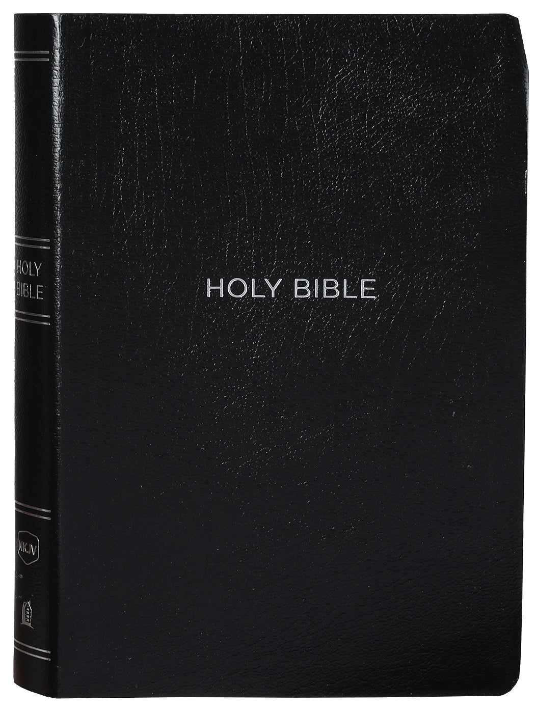 Giant Print NKJV Reference Bible in black leather indexed