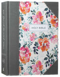 KJV Journal the Word Bible with Pink Floral cover, a devotional journaling Bible.