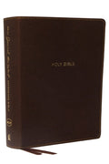 NKJV Journal the Word Reference Bible Brown (Red Letter Edition) Bible for Women, NKJV translation.