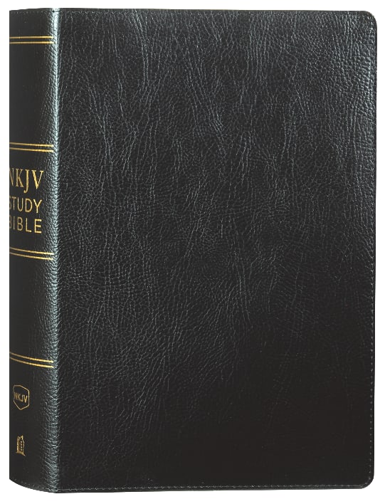 NKJV Study Bible Full Color Black Letter Edition Bible